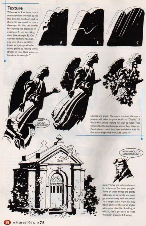 More From Mignola Comic Book Shading, Comic Shading, Mike Mignola Art, Artist Tutorials, Comic Tutorial, Mike Mignola, Bd Comics, 캐릭터 드로잉, Art Instructions