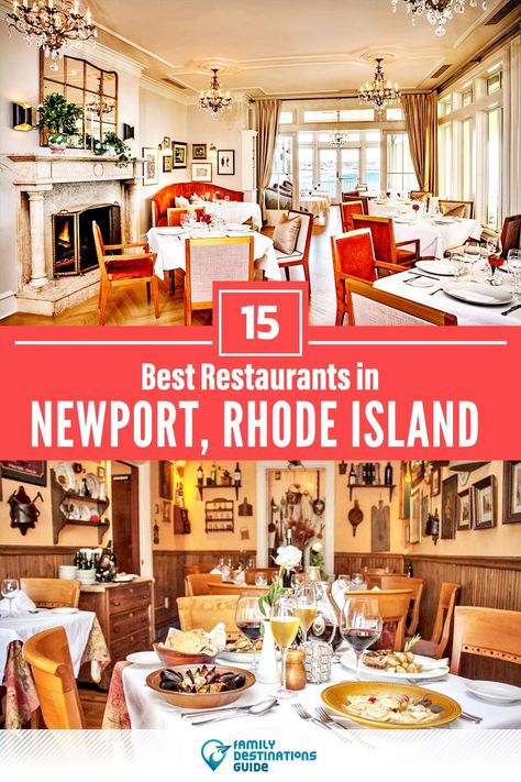 Want to see the best restaurants in Newport, RI? We’re FamilyDestinationsGuide, and we’re here to help: From incredible brunch spots and amazing places to eat dinner, to local foodie spots and hidden gems, discover the BEST Newport restaurants - so you get memories that last a lifetime! #newport #newportrestaurants #restaurantsinnewport #bestrestaurantsinnewport #placestoeatnewport Best Restaurants In Newport Rhode Island, Where To Eat In Newport Rhode Island, Newport Rhode Island Restaurants, Newport Restaurants, Rhode Island Vacation, Crispy Chicken Burgers, Rhode Island Travel, Best Afternoon Tea, Best Seafood Restaurant