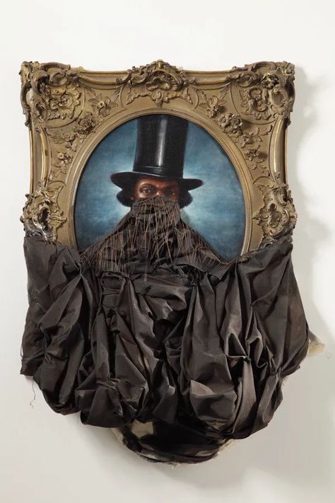 Titus Kaphar's Disrupted Histories (PHOTOS) | HuffPost Entertainment Titus Kaphar, Racial Injustice, Popular Art, Human Art, Painting Photos, Present Day, American Artists, Black Art, Portrait Art