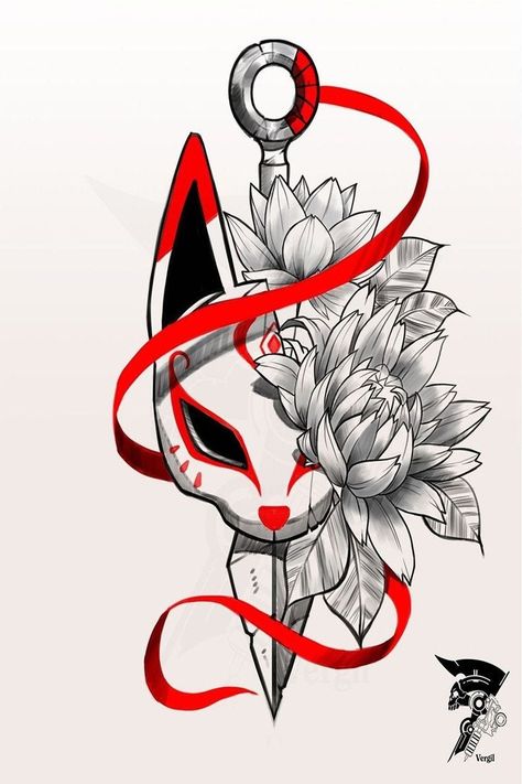 Anime Tattoo Ideas Female, Warlock Tattoo, Snowman Tattoo, Aura Tattoos, Medical Tattoos, Protection Sigils, Tattoo Concepts, Kitsune Mask, Education Art