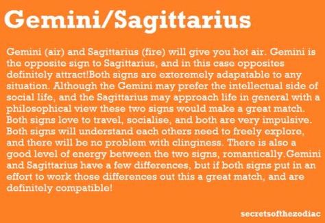 #sag+gemini Sagittarius Gemini Compatibility, Gemini Relationship, Sagittarius Compatibility, Gemini Compatibility, Sagittarius Traits, Gemini Traits, Gemini And Sagittarius, Sagittarius Girl, Sagittarius Quotes