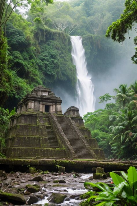 The Jasmine Throne, Adventurer Aesthetic, Jungle Project, Aztec Architecture, Background Perspective, Khmer Temple, Forest Temple, Aztec Temple, Hidden Temple