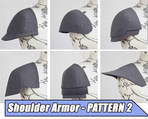 Pauldron Armor, Shoulder Pauldron, Comicon Cosplay, Papers Design, Armor Cosplay, Fantasy Pattern, Steampunk Stuff, Costume Armour, Female Armor