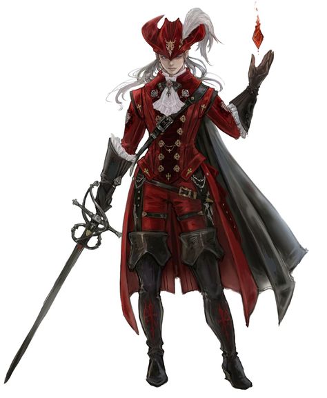 Male Red Mage Art - Final Fantasy XIV: Stormblood Art Gallery Ffxiv Red Mage, Red Character Design, Mage Art, Red Mage, Art Final, Final Fantasy Artwork, Final Fantasy Art, Fantasy Male, Fantasy Armor