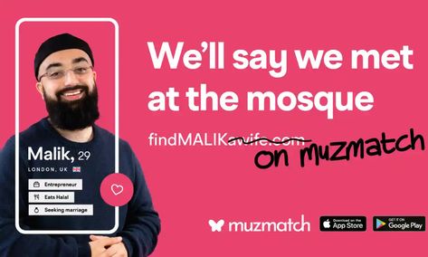 How a Muslim dating app made UK man’s search for a wife go viral | Dating | The Guardian Billboard Design, Muslim Dating, Poster Campaign, App Promotion, Billboard Advertising, Viral Marketing, Flyer And Poster Design, Dating App, Promotional Video