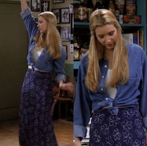 Phoebe Friends, Phoebe Buffay Outfits, 90s Inspired Outfits, Mode Hippie, Tv Show Outfits, Phoebe Buffay, Outfit 90s, 90s Fashion Outfits, 90s Outfit