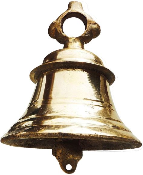 Temple Bell, Temple Bells, Pooja Mandir, Indian Gifts, Hanging Bell, Hand Bells, Indian Temple, Brass Bells, Pooja Rooms