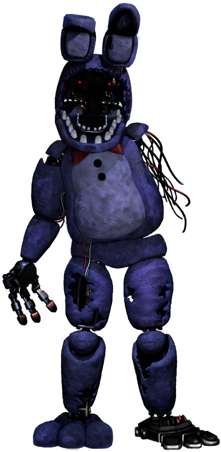 FNAF 2 Withered Bonnie full body by Enderziom2004 on DeviantArt Croquis, Fnaf 2 Withered Bonnie, Bonnie The Bunny, Withered Bonnie, Freddy 2, Fnaf 2, Fnaf Freddy, Toy Bonnie, Animatronic Fnaf