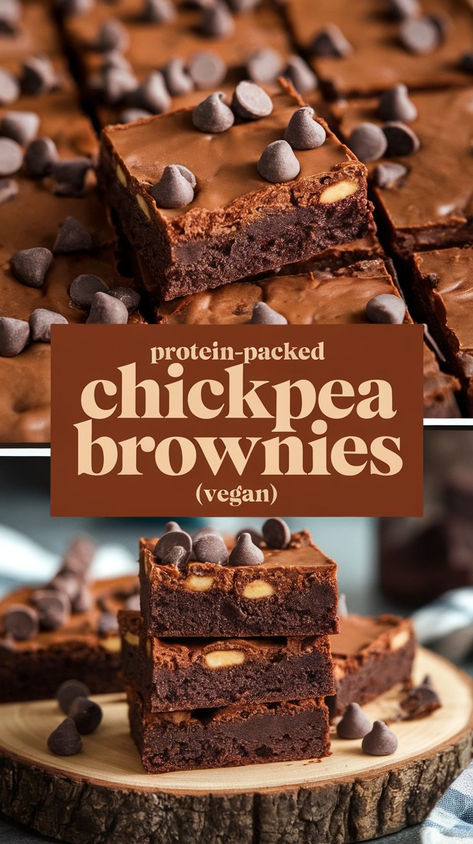 These vegan chickpea brownies are a dream come true for protein lovers! Packed with plant-based power, they're super fudgy, chocolatey, and satisfying. Whether you need a pre-workout snack or a healthy dessert, these brownies have you covered!
#VeganProtein #HealthyBrownies #PlantBasedTreats Chocolate Protein Powder Brownies, Protein Brownies Healthy, Protein Powder Brownies, Chickpea Protein, Healthy Vegan Brownies, Tofu Dessert, List Of Desserts, Chickpeas Protein, Chickpea Brownies