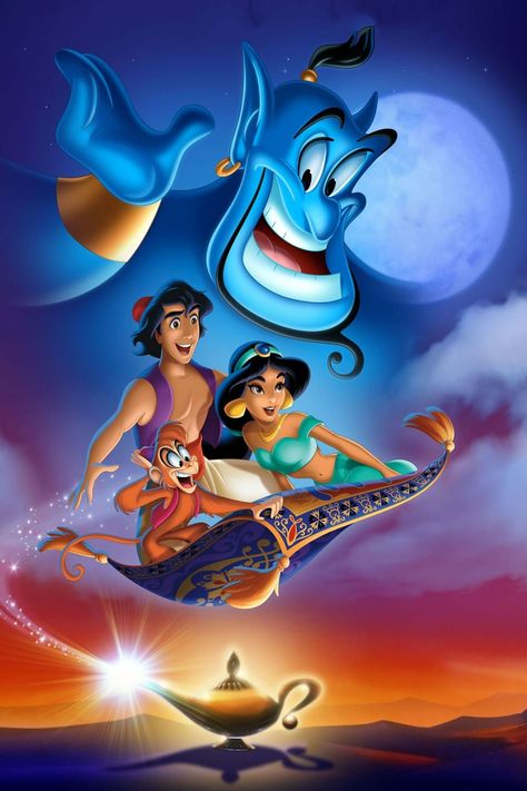 Aladin Disney, Best Disney Songs, Deco Disney, Aladdin 1992, Disney Princess Jasmine, Karakter Disney, Aladdin And Jasmine, Disney Posters, Disney Images