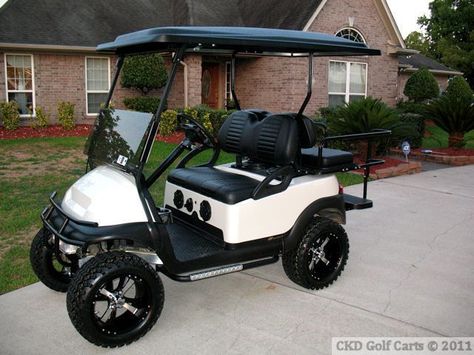 Ez Go Golf Cart, Car Golf, Ezgo Golf Cart, Rv Campsite, Golf Club Grips, Club Car Golf Cart, Custom Golf Carts, Used Golf Clubs, Golf Trolley