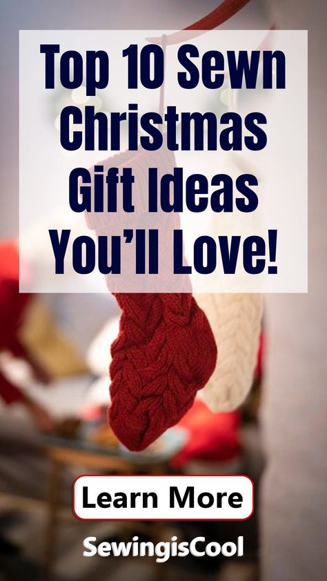 Looking for unique Christmas gifts? Our guide provides 10 creative and heartfelt sewn gift ideas that will delight your loved ones. From cozy quilts to personalized stockings, discover projects perfect for any skill level. Add a personal touch to your holiday gifts and make this Christmas unforgettable. Explore our top sewn gift ideas now! Christmas Crafts Sewing Handmade Gifts, Christmas Sewn Gifts, Christmas Potholder Gifts, Christmas Quilting Projects Gift Ideas Free Pattern, Useful Gifts To Sew, Easy Sewing Projects For Christmas Gifts, Christmas Fabric Gifts, What To Make With Christmas Fabric, Simple Sewing Christmas Gifts