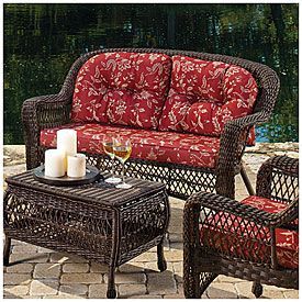 Wilson & Fisher® Savannah Resin Wicker Cushioned Sofa at Big Lots ... Big Lots Patio Furniture, Kmart Home, Dream Patio, Walmart Home, Patio Furniture Covers, Outdoor Living Patio, Patio Makeover, Big Lots, Wicker Furniture