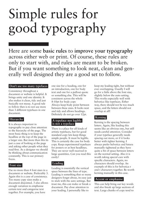 ❞ Book Layout, Graphic Design Introduction, Eclectic Font, Hierarchy Design, Design Yearbook, Typography Rules, Good Typography, Book Layouts, Yearbook Spreads