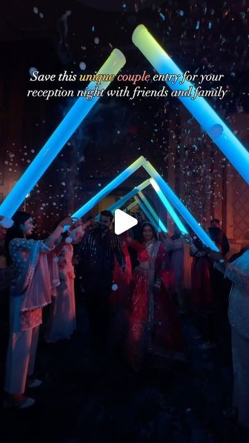 Anchor JK (Jay Karmani) on Instagram: "Save this unique couple entry for your reception night with friends and family Hosted by @anchor_jk Wedding planner @weddingtrunk Bride @meha_jain #anchor #anchorjk #reception #receptionen" Wedding Couple Entries, Wedding Reception Entry Ideas, Couple Entry For Reception, Couple Entry Ideas Wedding, Reception Entry Ideas, Wedding Couple Entry, Wedding Entry Ideas, Wedding Entries, Reception Entry