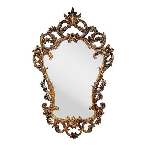 French Rococo Mirror, Labyrinth Aesthetic, Rococo Mirror, Ornament Drawing, Gilt Mirror, Ornate Mirror, Digital Planning, Prop Design, Shop Wall