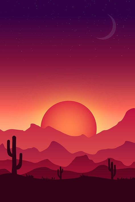 How To Create a Colorful Vector Landscape Illustration | Blog.SpoonGraphics | Bloglovin’ Art And Illustration, Bedroom Designs, ポップアート ポスター, Illustration Landscape, Adobe Illustrator Tutorials, Vector Shapes, Landscape Illustration, Illustrator Tutorials, Colorful Landscape