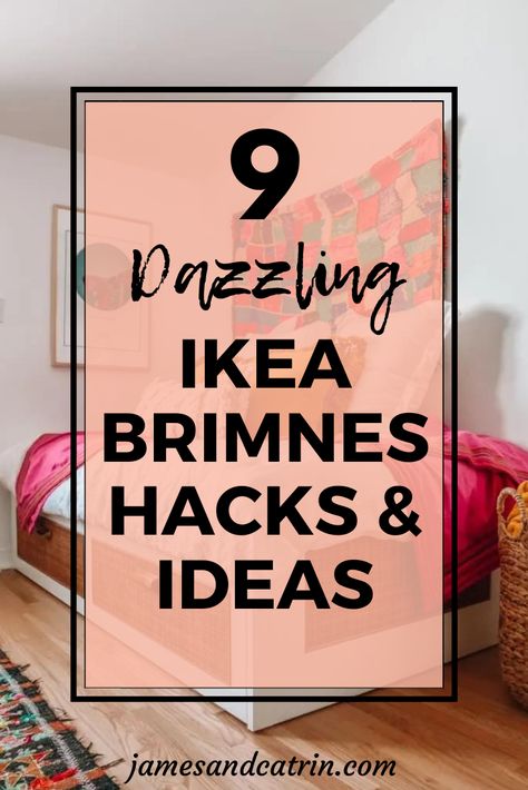 Brimes Ikea Bookcase Hack, Ikea Brimnes Hack Wardrobe, Brimes Ikea Headboard Hack, Ikea Brimnes Daybed Styling, Ikea Brimmed Hack, Ikea Brimnes Headboard Hack, Brimes Ikea Daybed Hack, Ikea Brimnes Bed Ideas, Ikea Headboard Ideas