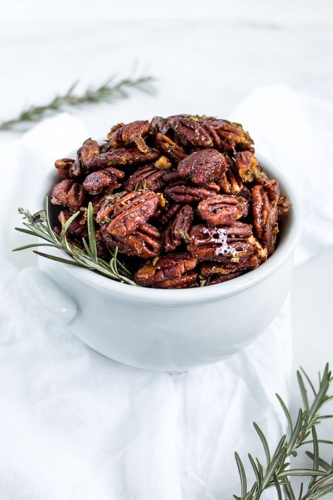 Savory Food Gifts, Savory Gifts, Rosemary Pecans, Holiday Cheese Board, Appetizer Board, Georgia Food, Holiday Cheese, Glazed Pecans, Spiced Pecans