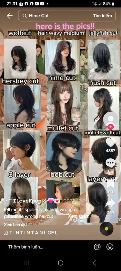 Fesyen Rambut Pendek, Long Wolfcut Haircut With Bangs, Hair Style Korea, Long Wolfcut Haircut, Haircut With Bangs, Hairstyles For Layered Hair, Haircut Inspo, Wolfcut Haircut, Long Wolfcut