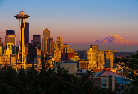 The World's Top 20 Cities, According to That Dude Who's Visited 198 Countries - Thrillist Space Needle Seattle, Seattle Homes, Moving To Seattle, Places In America, Evergreen State, Washington Usa, Best View, Emerald City, Vacation Places