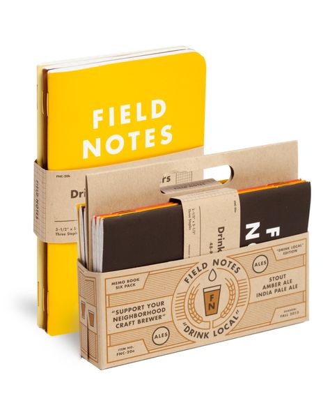 Field Notes Brand is a collection of smartly-designed, vintage-styled pocket notebooks, calendars, and various office accoutrements. Packaging Book Design, Packaging Book Ideas, Pocket Guide Design, Book Package Design, Notebook Cover Ideas Creative, Notebook Packaging Ideas, Pocket Book Design, Book Packaging Ideas, Book Packaging Design