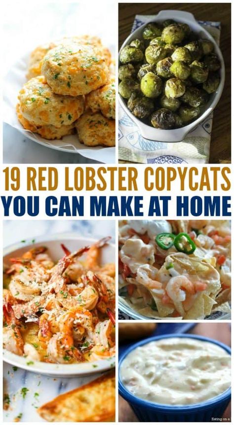 19 Red Lobster Copycats You Can Make At Home Red Lobster Copycat, Copycat Food, Restaurant Recipes Famous, Lobster Dishes, Copy Cats, Copykat Recipes, Lobster Recipes, Copycat Restaurant Recipes, Red Lobster