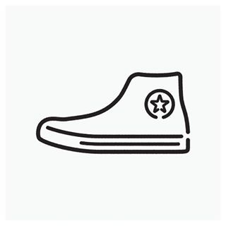 CONVERSE All Star High Top #allstar #converse #sneakers #shoes #newyork #nyc #seijimatsumoto #art #artwork #draw #graphic #illustration #松本セイジ Allstar Converse, Skate Boy, Shoe Tattoos, Converse All Star High, Sneakers Drawing, Nike Sneakers Outfit, Art Shoes, Ugg Winter Boots, Dr Shoes