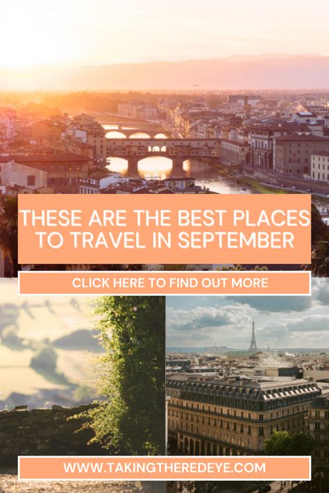 Looking for a unique and unforgettable September getaway? Find the best places to travel in September in our article below.

#SeptemberTravel #europe #BestPlacesToVisit #Paris #NYC #theCotswolds #England #Lisbon #TravelInspiration #TravelGoals #TravelTips #Vacation #Explore #OffSeasonTravel #TravelPhotography September Travel, The Cotswolds England, Cotswolds England, Nantes France, Somerset England, Where To Travel, Red Eye, Lisbon Portugal, Best Places To Travel