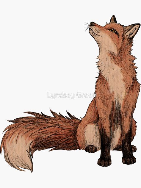 Fox Sketch, Cute Animal Tattoos, Fox Tattoo Design, Fox Artwork, Art Fox, Fox Drawing, Fox Painting, Sketchbook Illustration, Fox Illustration