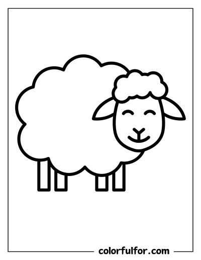 Lamb Template Free Printable, Sheep Coloring Pages Free Printable, Sheep Template Free Printable, Lamb Template, Sheep Outline, Sheep Coloring Page, Sheep Printable, Sheep Template, Lamb Drawing