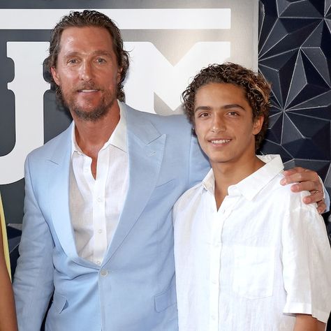 It's safe to say Matthew McConaughey's son Levi is having an alright, alright, alright 15th birthday. After all, the Interstellar star and his wife Camila Alves McConaughey marked their eldest... Matthew Mcconaughey Family, Camila Mcconaughey, Matthew Mc, Red Carpet Couples, Instagram Couples, Hollywood Red Carpet, Hollywood Couples, Famous Couples, Fashion Aesthetics