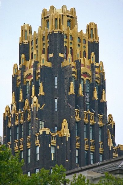 American Radiator Building, New York by Steve Haynes | ArtWanted.com American Radiator Building, Manhattan Nyc, Art Deco Buildings, Midtown Manhattan, Amazing Buildings, Unique Buildings, Building Art, Art Deco Architecture, American Standard