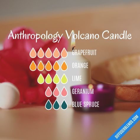 Anthropology Scent Essential Oils, Diffuser Blend Anthropologie, Volcano Oil Blend, Anthropology Volcano Essential Oil Blend, Volcano Essential Oil Recipe, Anthro Candle Diffuser Blend, Anthropologie Candle Essential Oil Blend, Anthropologie Volcano Diffuser Blend, Anthropologie Oil Blend