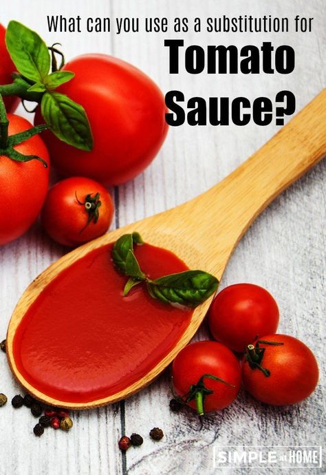 Substitute For Tomato Sauce, Tomato Sauce Substitute, Tomato Sauce From Canned Diced Tomatoes, Make Tomato Sauce From Paste, Tomato Paste Sauce, Homemade Tomato Juice, How To Make Tomato Sauce, Cooking Substitutions, Canning Diced Tomatoes