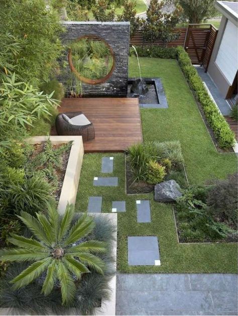 Easy Backyard Landscaping, Modern Backyard Landscaping, Small Backyard Gardens, Easy Backyard, Modern Garden Design, Landscape Designs, Modern Backyard, Have Inspiration, Outdoor Gardens Design