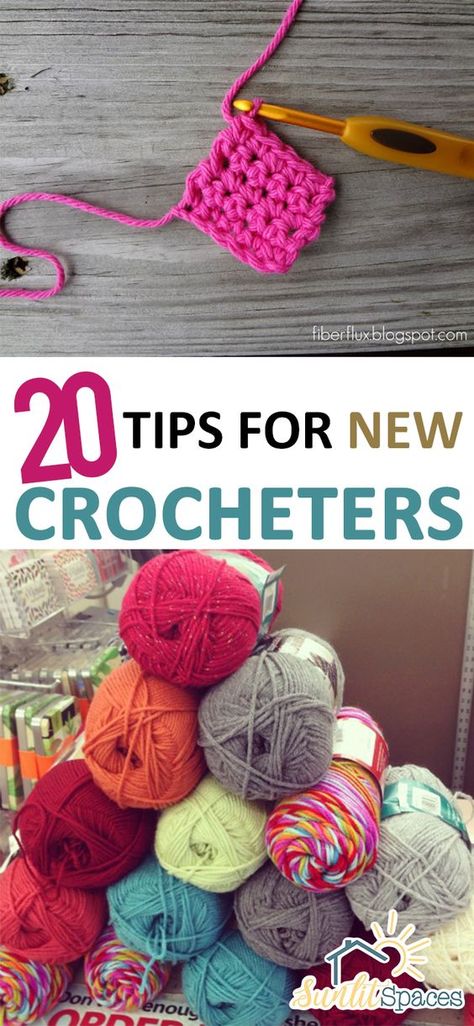 Crochet Tips, Crocheting Tips, How to Crochet, Learn How to Crochet, Crochet for Beginners, Craft, Crafting Tips and Tricks, Crafting Hacks, Easy Craft Tips, Crafting Hacks, Popular Pin #Crafts #CraftingTips #CraftHacks #CrochetTips #Crocheting #Crafting #CrochetingTutorials Quick And Easy Crochet Projects For Beginners Free, How To Crochet Jewelry, Crafting Hacks, Crocheting Tips, Ripple Afghan, Pin Crafts, Crochet Geek, Crochet Tips, Crochet Stitches For Beginners