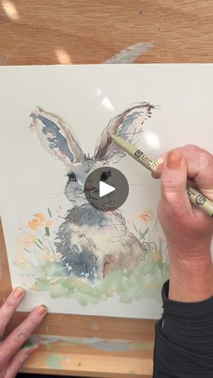 130 reactions | Paint a watercolor bunny with me! 🐰🌸 Comment below if you like watching me paint! ❤️ Spring art release coming soon, follow @heidi_hope to see more!
.
#watercolor #watercolorwonder #watercolorpainting #watercolorart #bunny #bunnylove #bunnyrabbit #rabbit #peterrabbit #decor #spring #easter #painting #nurserydecor #springdecor #springpainting #easterdecor #easterdiy | Heidi~Artist Photographer & Mentor | Piero Piccioni · Lady Love Watercolor Rabbit Paintings, Easter Bunny Watercolor Paintings, Watercolor Art Rabbit, Watercolor Bunny Easy Tutorial, Watercolour Rabbit Painting, Spring Painting, Decor Spring, Spring Art, 1k Views