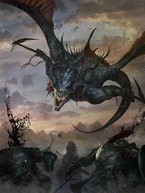 Dark Creatures, Creature Artwork, Fantasy Beasts, Fantasy Monster, Dragon Artwork, Mythological Creatures, Creature Concept Art, Fantasy Dragon, Mystical Creatures