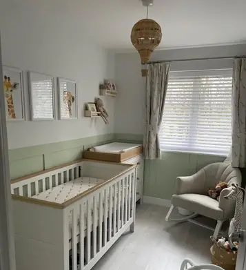 23  Cozy Small Nursery Ideas For Small Spaces (2024) - DrExplains Tiny Space Nursery, Tiny Nursery Layout, Nursery Layout Small Room, Small Apartment Nursery, Small Nursery Layout Floor Plans, Simple Nursery Ideas Small Spaces, Small Baby Girl Nursery, Baby Room Small Space, Mini Crib Nursery Small Spaces