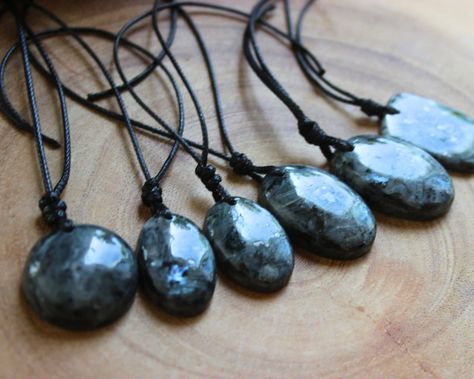 Moonstone Necklace, Larvikite Necklace, Adjustable Cord Necklace, Black Moon Necklace, Crystal Necklace, Birthday Gift, Gift for Girlfriend Black Moonstone, Black Moon, Crystal Necklaces, Necklace Crystal, Moonstone Necklace, Necklace Black, Gift For Girlfriend, Cord Necklace, Moon Necklace