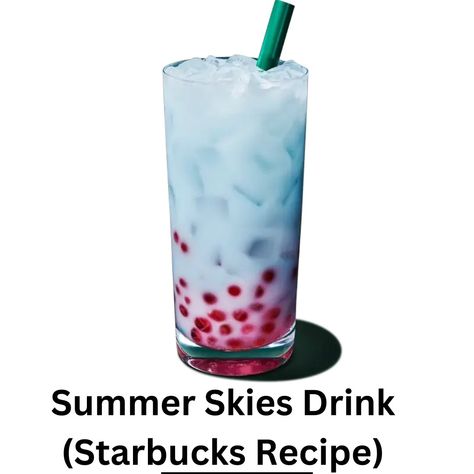 Summer Skies Drink (Starbucks Recipe) Starbucks Summer Skies Drink Copycat, Summer Skies Drink, Summer Skies Starbucks Recipe, Summer Skies Drink Starbucks, Summer Skies Starbucks, Starbucks Summer Skies Drink, Poolside Dip, Drink Starbucks, Slush Recipes