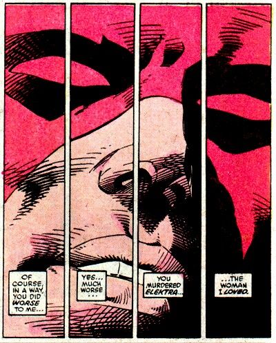 Daredevil by Frank Miller Daredevil Man Without Fear Frank Miller, Daredevil Design, Frank Miller Daredevil, Frank Miller Art, Daredevil Art, Daredevil Comic, The Bat Man, Adventure Print, Dark Comics