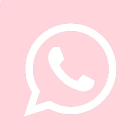 Photo Pink Icon, Pink Icons For Apps, Pink App Icons Aesthetic, Pink Aesthetic Icon, Pastel Pink Icons:), Logo Design App, Whatsapp Logo, Whatsapp Icon, Zestaw Ikon