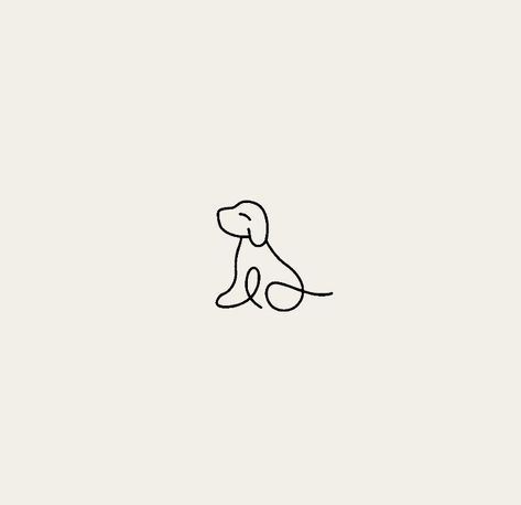 Small Lab Tattoo, Maltipoo Outline Tattoo, Beagle Tattoo Simple, One Line Paw Tattoo, Continuous Line Dog Tattoo, Dog Mini Tattoo, Lab Ear Tattoo, Small Labrador Tattoo, Labrador Line Tattoo