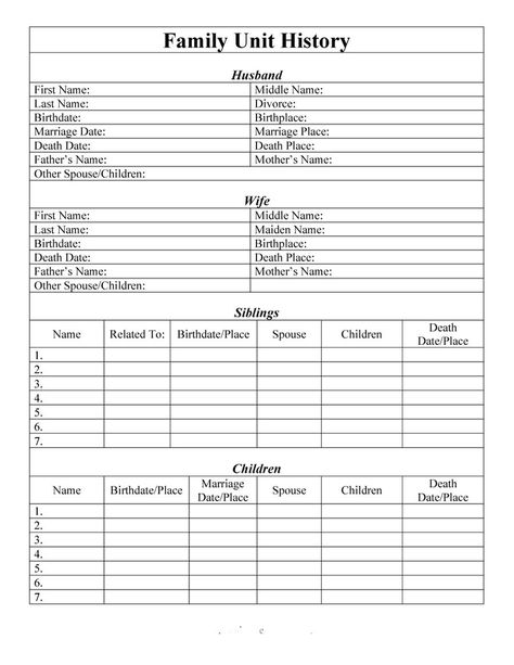 40+ Free Family Tree Templates (Word, Excel, PDF) - Template Lab Family Tree Forms, Genealogy Templates, Free Family Tree Template, Family History Projects, Genealogy Organization, Family Tree Research, Ancestry Family Tree, Family Ancestry, Genealogy Forms