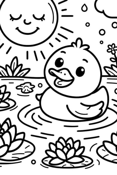 Bold Coloring Pages, Colored Coloring Pages, Drawing Pages For Kids, Drawing To Print, Toddler Coloring Pages, Drawing To Color, Summer Coloring Pages For Kids, Nature Coloring Pages, For Coloring