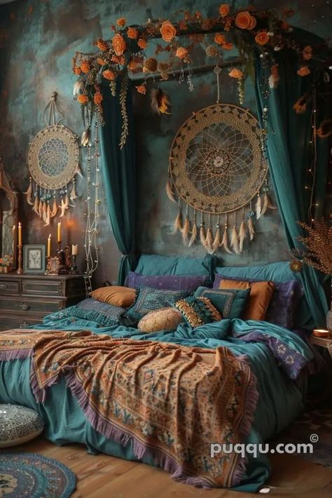 Boho Bedroom Design, Sage Green Bedroom, Boho Style Bedroom, Bedroom Bliss, Bedroom Decor Inspiration, Boho Interiors, Small Bedroom Decor, Bohemian Bedroom Decor, Boho Bedroom Decor