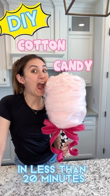 Fake Cotton Candy Prop, Oversized Lollipop Diy, How To Make Fake Cotton Candy Props, Diy Candyland Castle, Giant Candyland Decorations Diy, Candy Land Christmas Tree Ornaments Diy, Faux Cotton Candy Diy, Diy Fake Cotton Candy Decoration, Diy Giant Macaron Prop