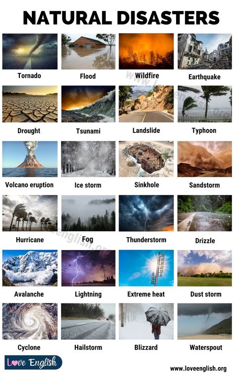 Nature Vocabulary English, Natural Disasters Lessons, Nature Vocabulary, Vocabulary Journal, Naga Dragon, English Spoken, Investing For Beginners, Geography Lessons, Amazing Facts For Students